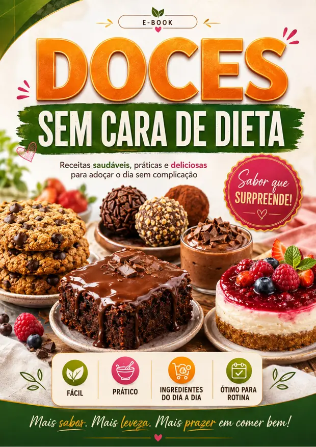 Doces sem cara de dieta